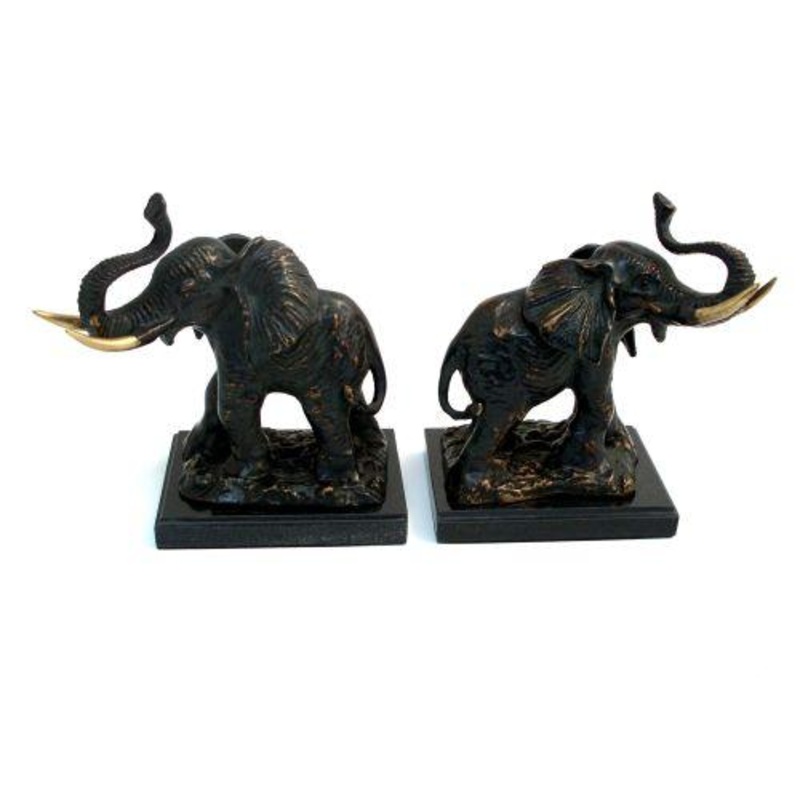 Bey Berk Cast Metal Elephant Bookends