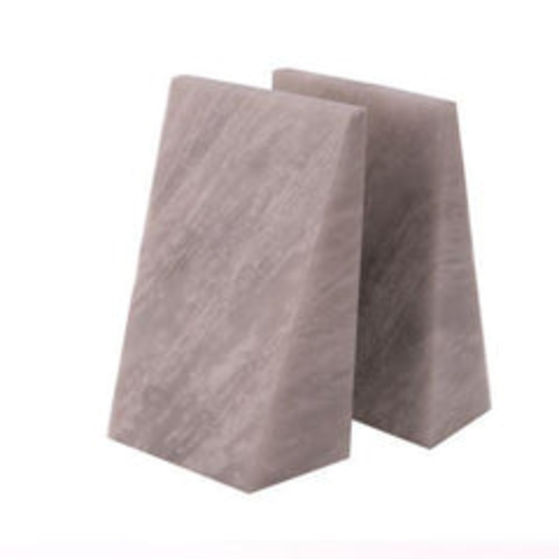 Bey Berk White Marble Wedge Bookends