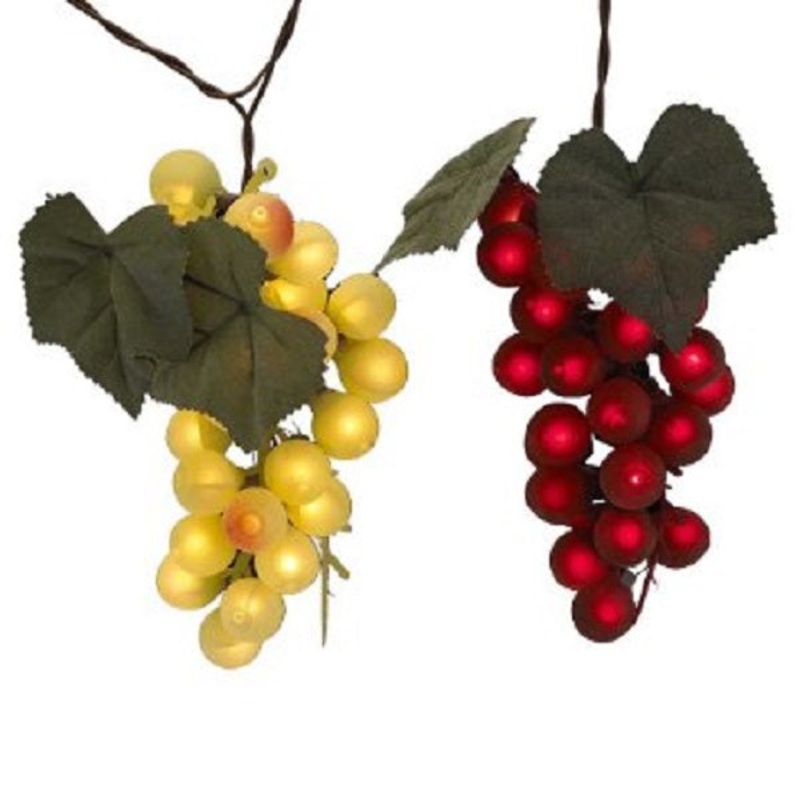Kurt Adler 100/L Grape Cluster Light Set, MultiColor