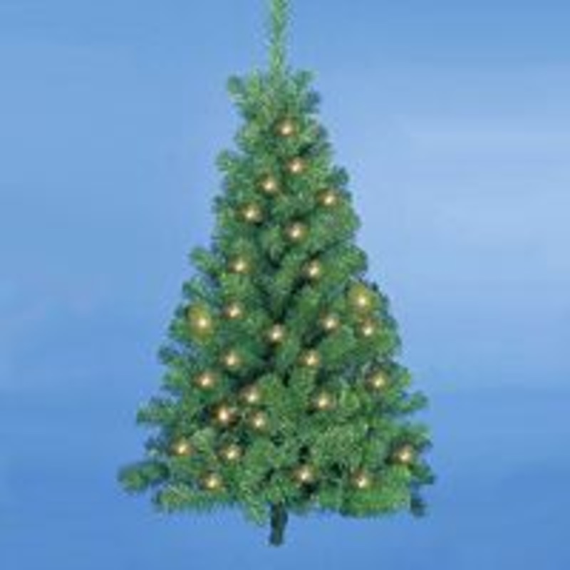 Kurt Adler 48 Pre-Lit Norway Pine Wall Tree, Green