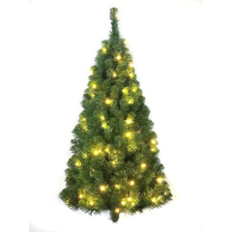 Kurt Adler 4Ft. Pre-Lit Led Norway Pine Wall Christmas Tree