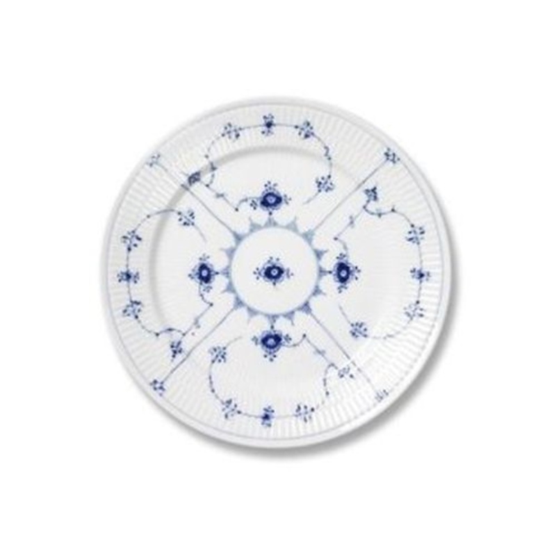 Royal Copenhagen Blue Fluted Plain Bread & Butter Plate, 6.75 inches, Porcelain