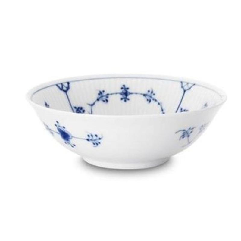 Royal Copenhagen Blue Fluted Plain Cereal Bowl, Porcelain