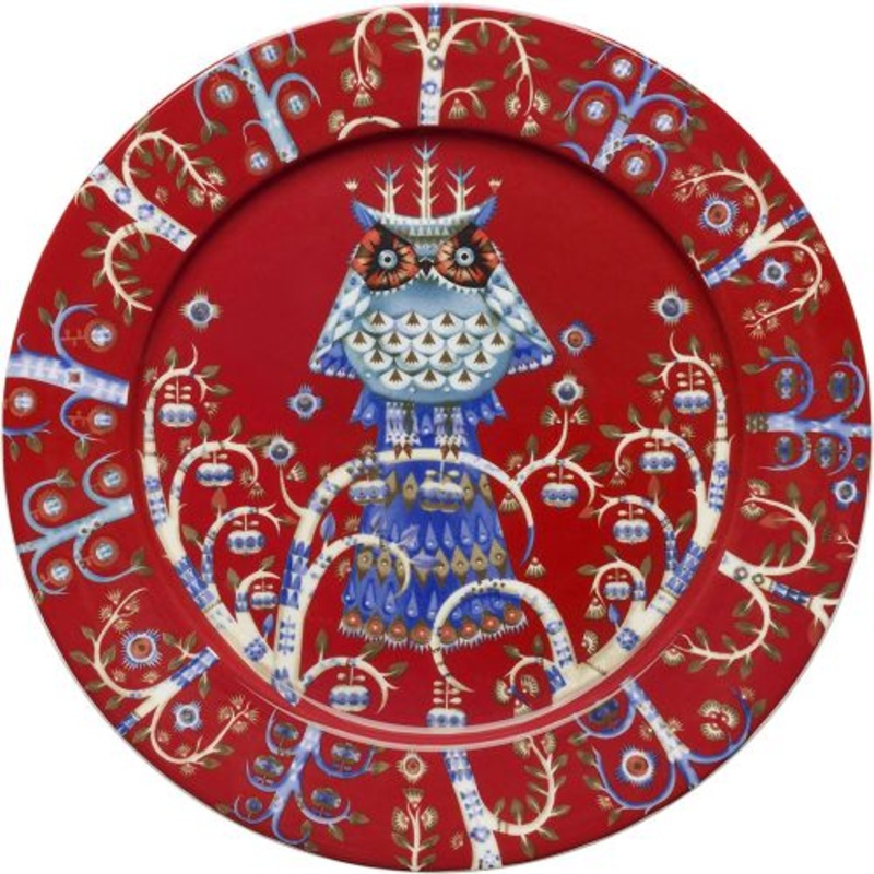 Royal Copenhagen Iittala Taika Red Dinner Plate, Porcelain