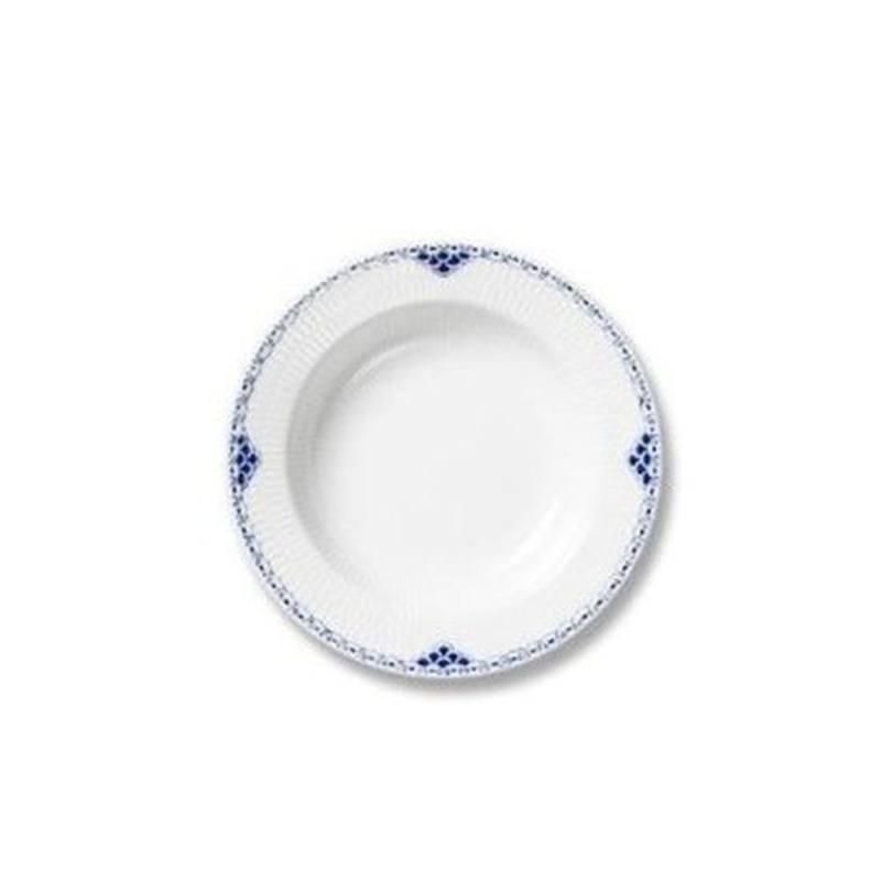 Royal Copenhagen Princess Rim Soup Bowl, 8.25 inches, Porcelain