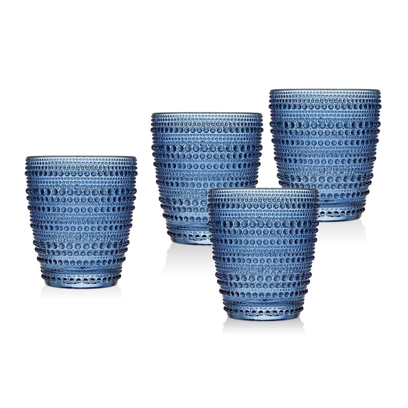 Godinger Lumina Double Old Fashioned Set of 4 Bluetiful