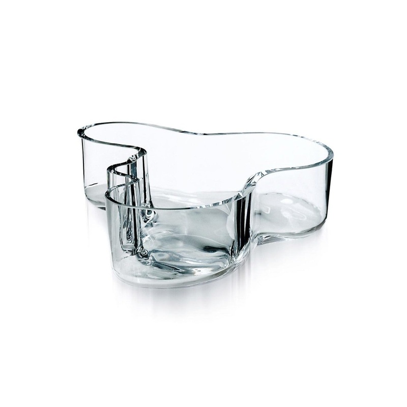 Iittala Aalto Bowl, 7.75X2 inches, Clear, Glass