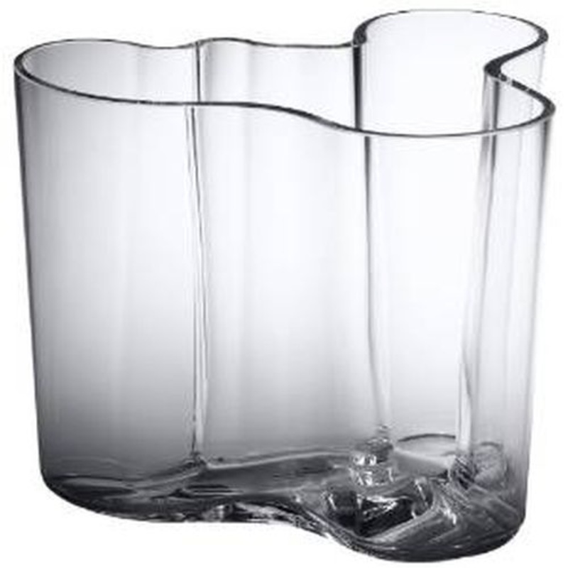 Iittala Aalto Vase, 6.25 inches, Clear, Glass