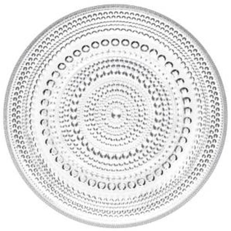 Iittala Kastehelmi Small Plate, 6.75 inches, Clear, Glass