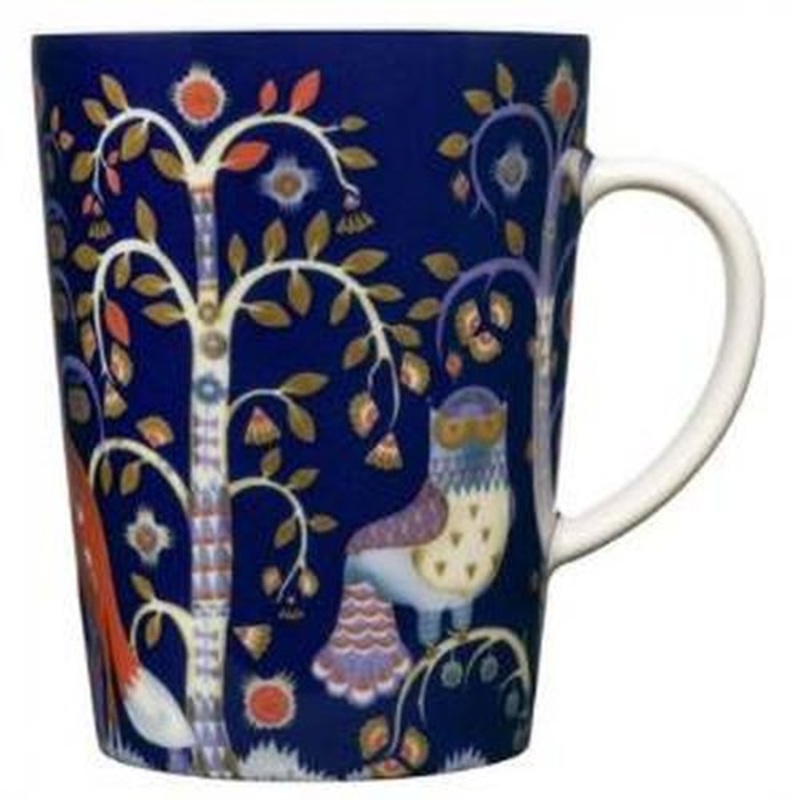 Iittala Taika Mug, 13.5 Oz., Blue, Porcelain