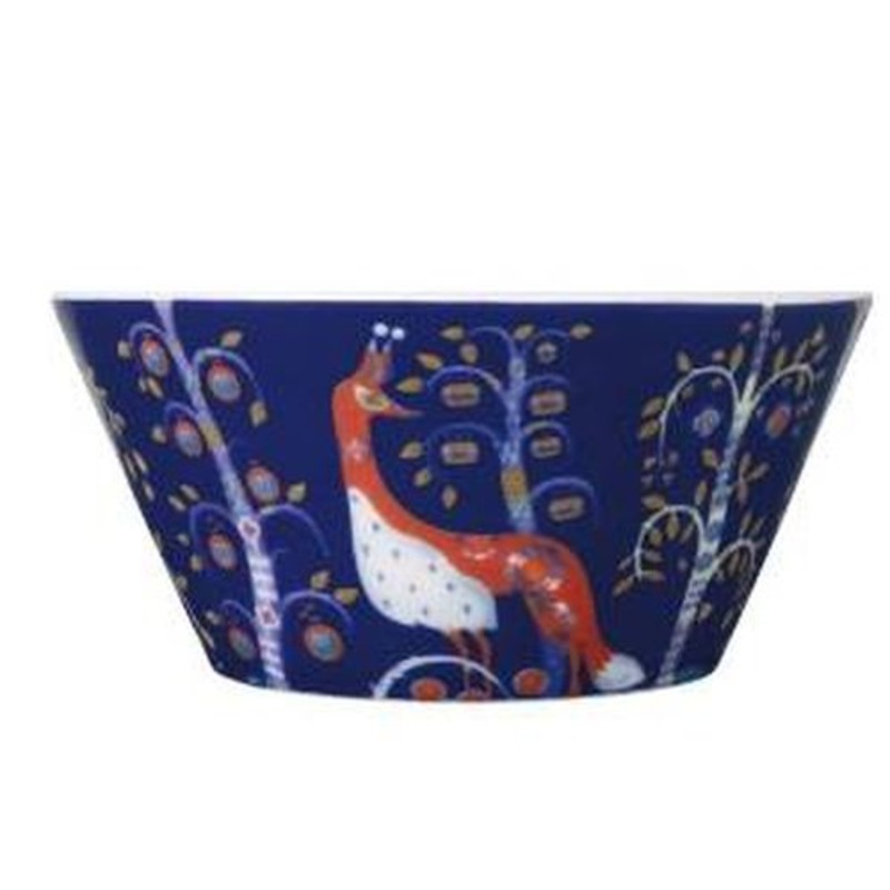 Iittala Taika Pasta Bowl, 22.5 Oz., Blue, Porcelain