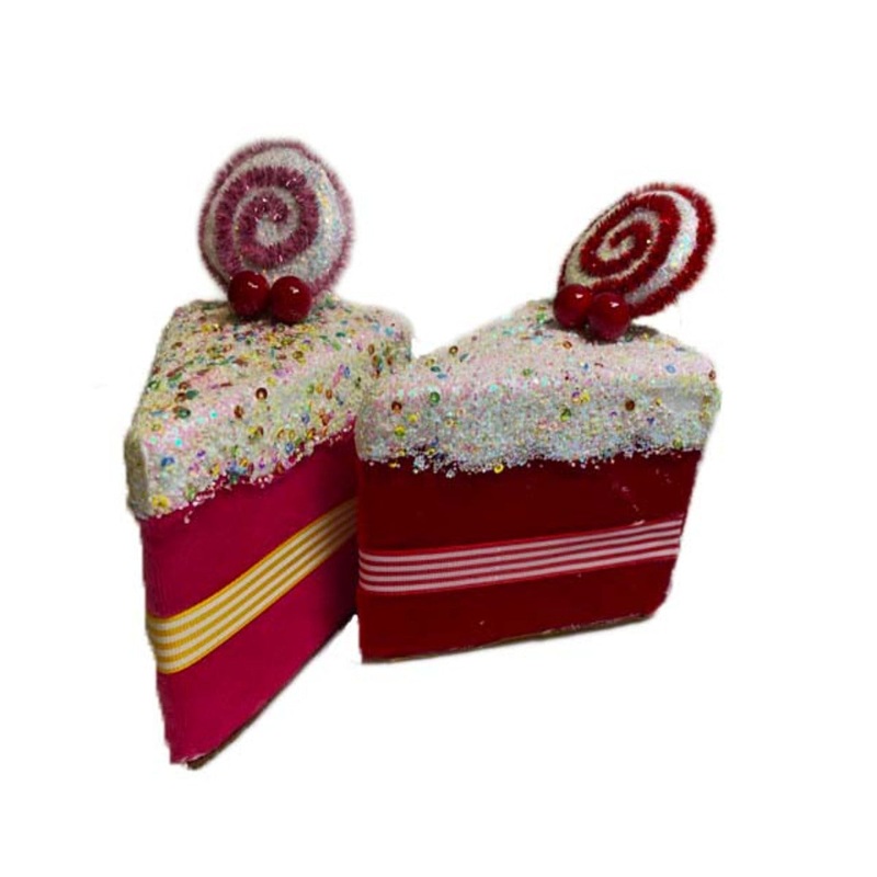 Mark Roberts 2020 Strawberry Short Cake Ornament, Assortment of 2, 7 inches
