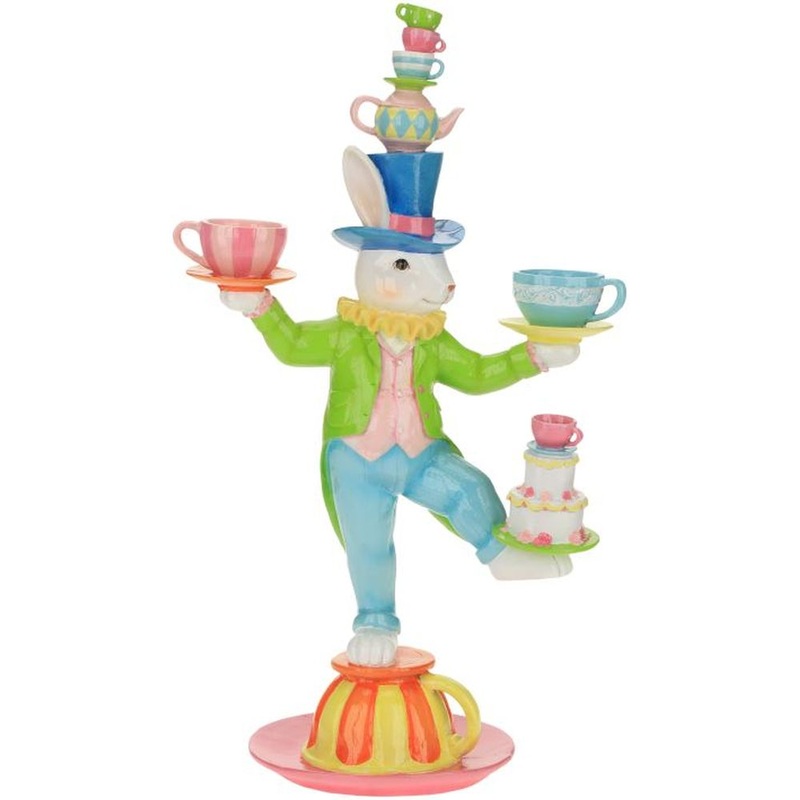 Mark Roberts 2021 Balancing Act Rabbit Figurine, 23 inches