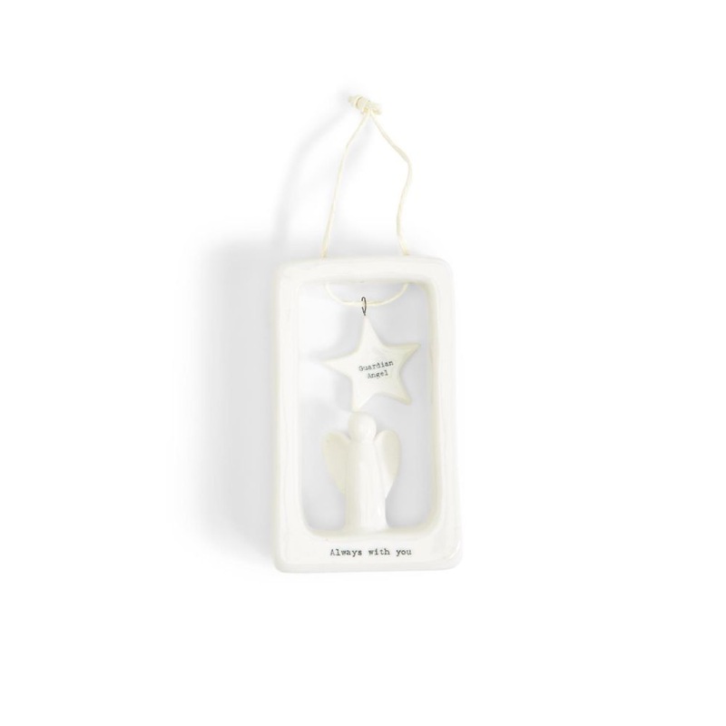 Two’s Company Little Guardian Angel Hanging Wall Decor In Gift Box