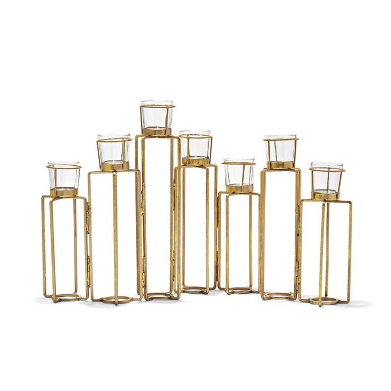 Two’s Company Serpentine Set of 7 Candleholders