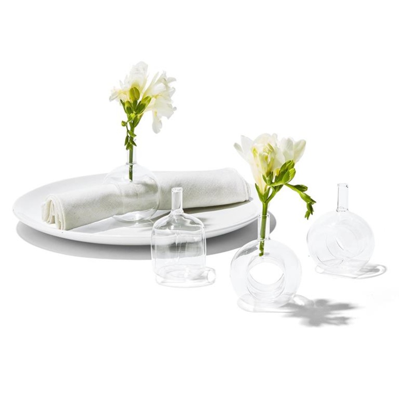 Two’s Company Sitting Pretty Set of 4 Vase Napkin Ring