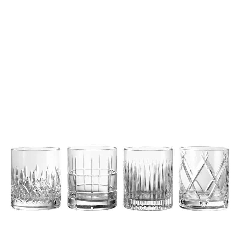 Waterford Connoisseur Aras Double Old Fashioned 340ml 11.5floz, Set of 4