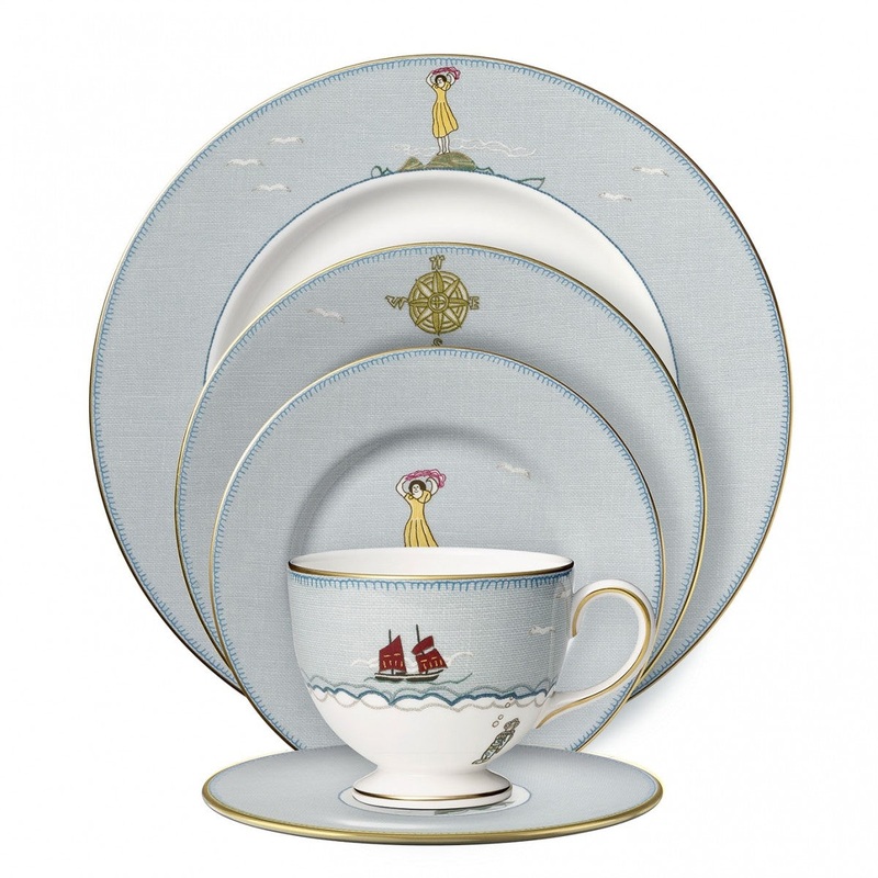 Wedgwood Kit Kemp Sailors Farewell 5-Piece Place Setting