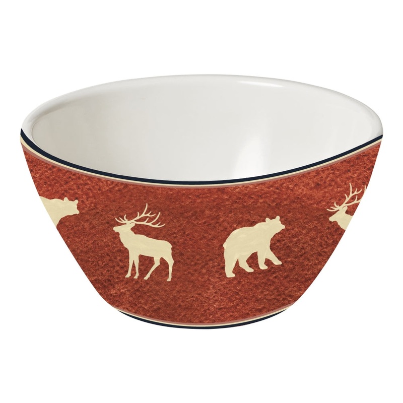 Merritt International Aztec Lodge 5.5 in. x 2.75 in. Dipping Bowl Melamine Set Of 6