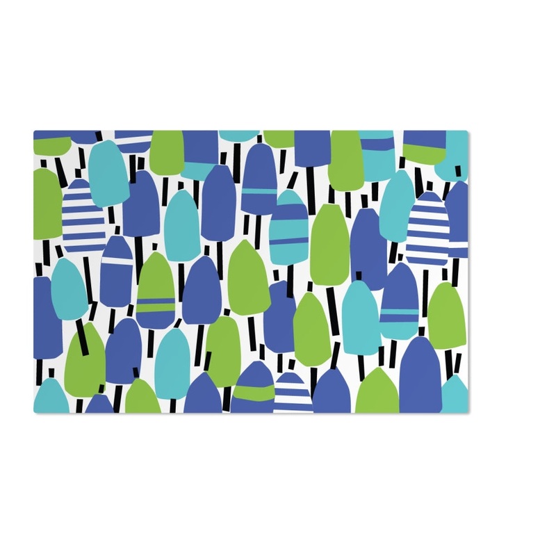 Merritt International Buoyline 17in x 11in Vinyl Placemat Melamine Set Of 12