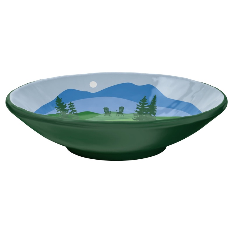 Merritt International Lakeview 7.5 in. x 2.25 in. Salad Bowl Melamine Set Of 6