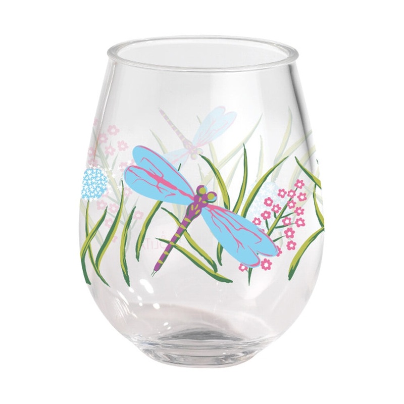 Merritt International Lolita 15oz Stemless Wine Set of 2 – Dragonfly Acrylic