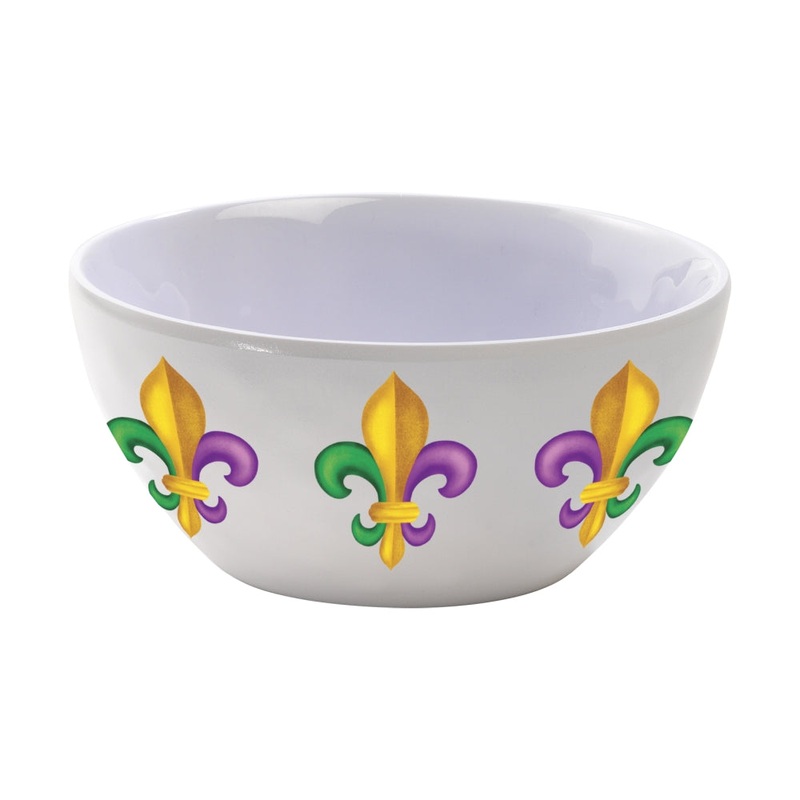 Merritt International Mardi Gras 4.75 x 2.25 Dipping Bowl Melamine Set Of 6