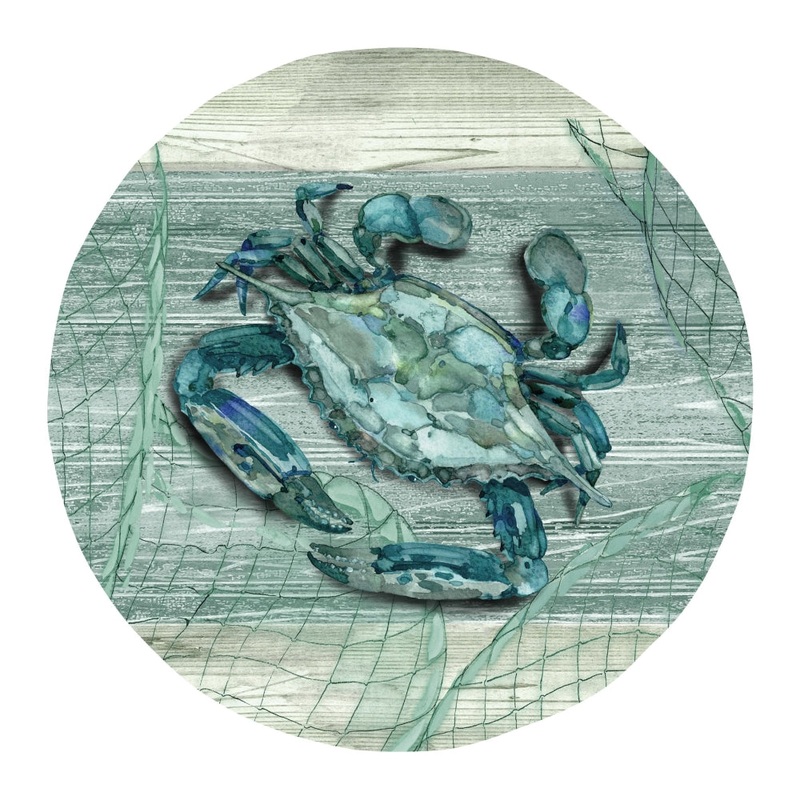 Merritt International Northpoint Crab 11 Dinner Plate Melamine Set Of 6