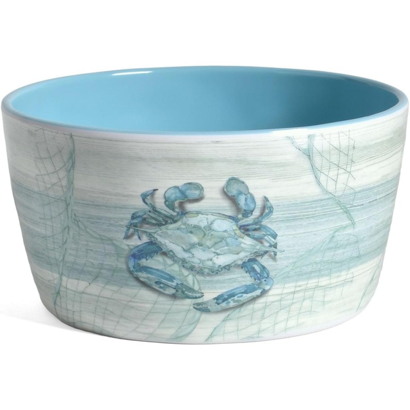 Merritt International Northpoint Crab 5.5 in. x 2.75 in. Dipping Bowl Melamine Set Of 6