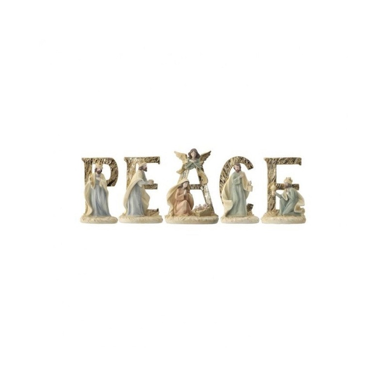 Regency International Peace Nativity Figurine, 6-9 inches, Set of 5