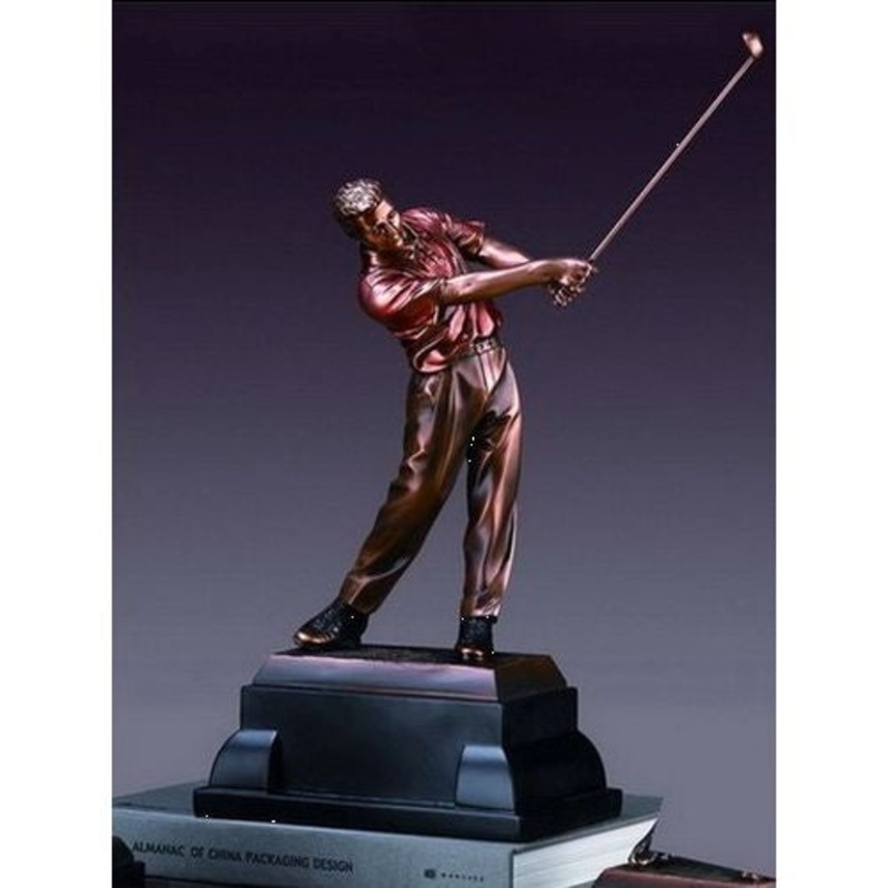 Treasure of Nature 8.5×14 Golfer Sculpture, Resin
