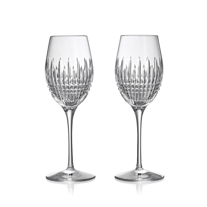Waterford Lismore Diamond Essence Wine 11.5floz, Set of 2