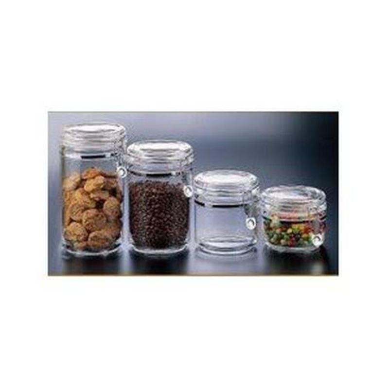 9 High Airtight Canisters- Sold Individually.