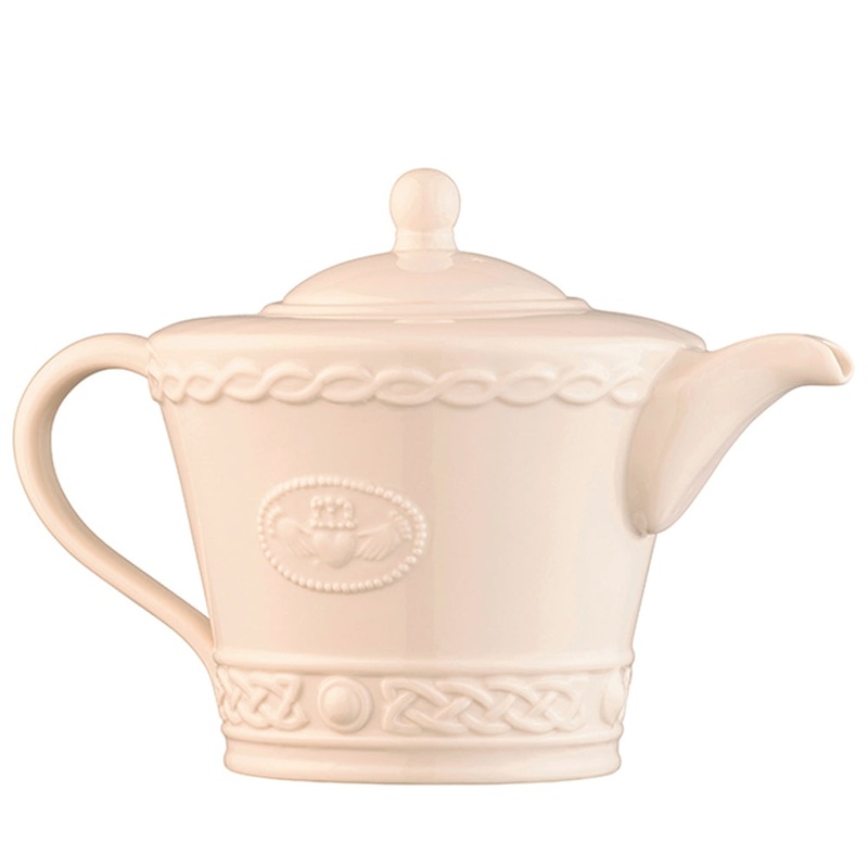 Belleek Claddagh Large Beverage Pot