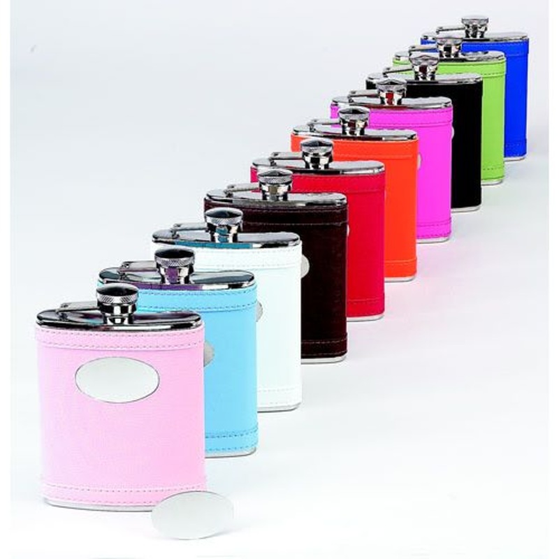 CGI Lime Green Flask with Engravable Plate