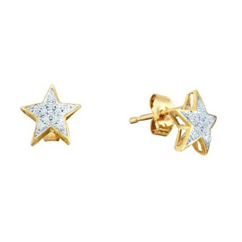 GND 0.05Ctw Diamond Micro Pave Earrings