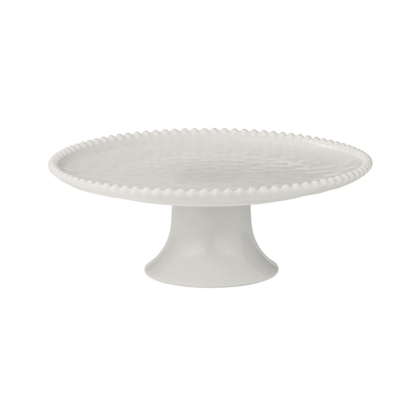 Merritt International Beaded Pearl 13 Cake Stand Melamine