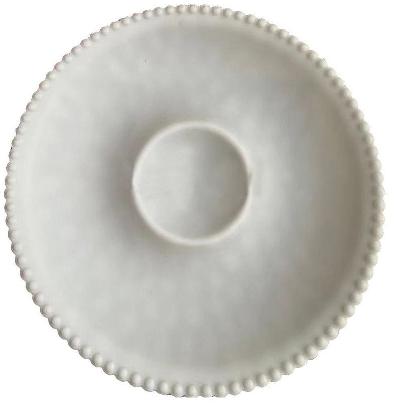 Merritt International Beaded Pearl 13 Round Chip n Dip Melamine