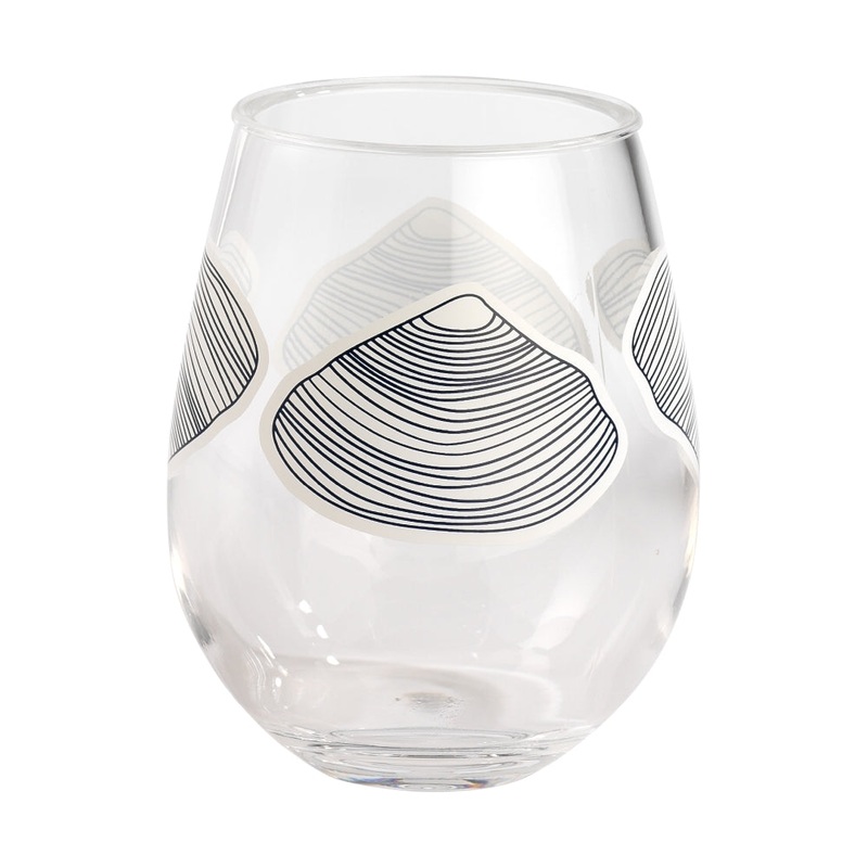 Merritt International Clamshell 15 oz. Stemless Wine Acrylic Set Of 12