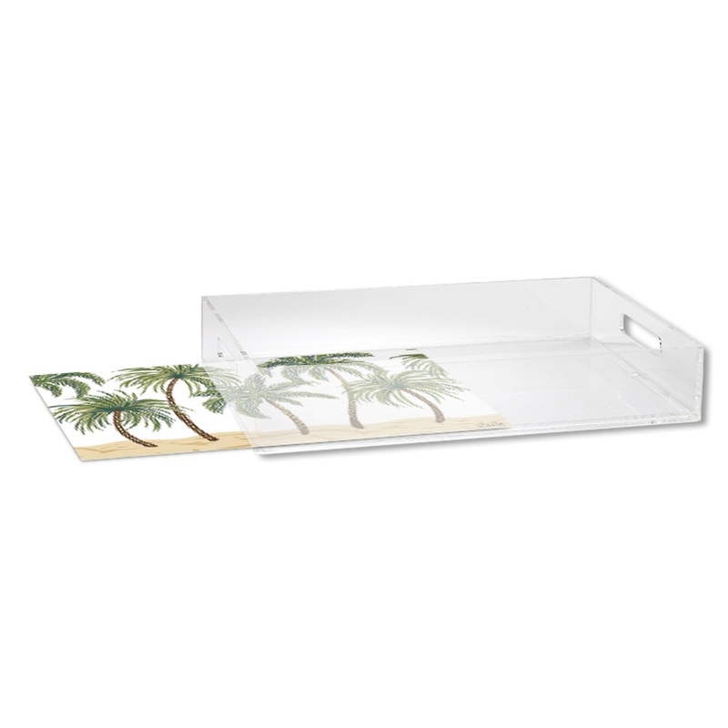 Merritt International Custom Insert Rectangle 17.25 in. Serving Tray Melamine
