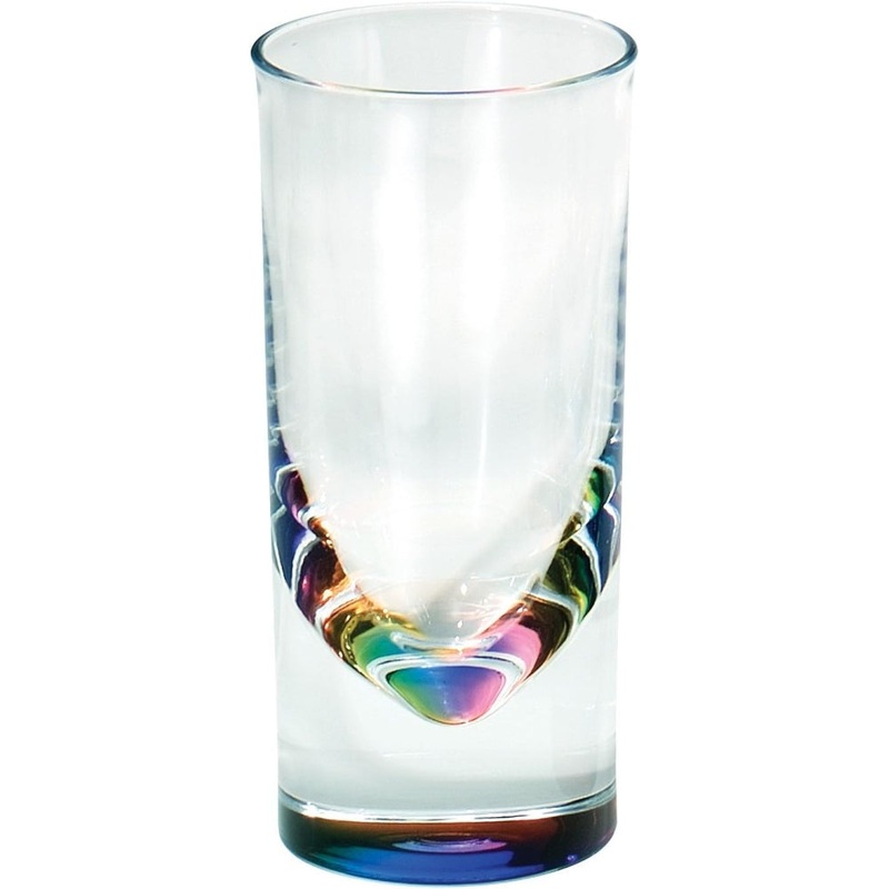 Merritt International Teardrop 5 oz. Tumbler Rainbow Acrylic Set Of 12