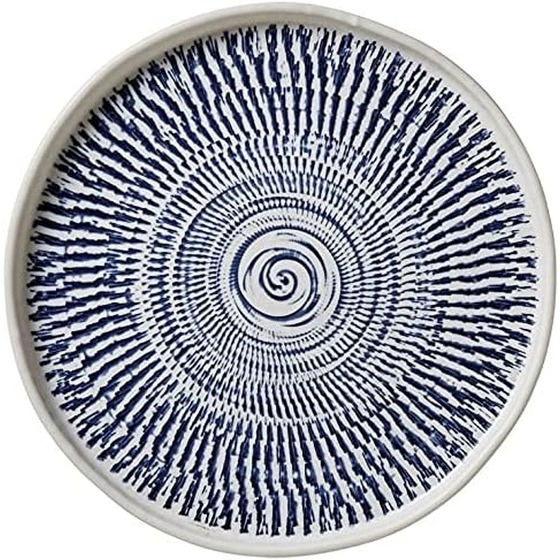 Merritt International Tribal Blue 8 in Salad Plate Melamine Set Of 6