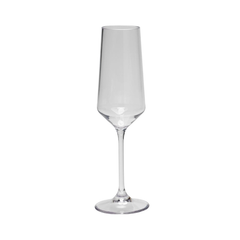 Merritt International Tritan Curve 10 oz. Champagne Glass Clear Acrylic Set Of 12