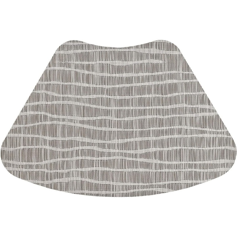 Merritt International Waverly Wedge 19 x 13 in Placemat White Melamine Set Of 12