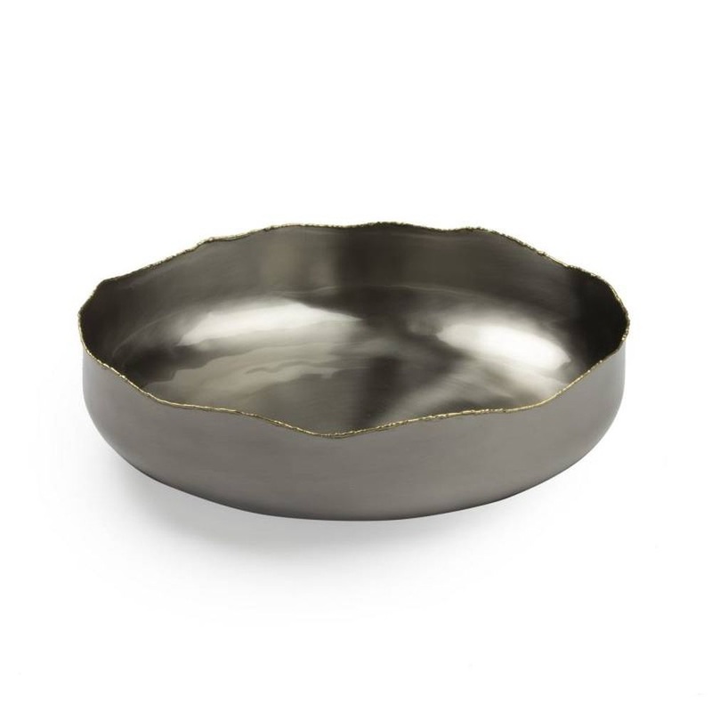 Quest Collection Smelted Edge Salad Bowl 13