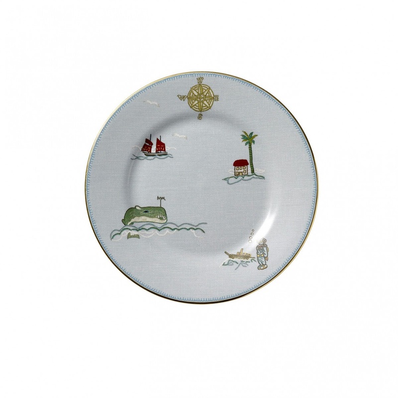 Wedgwood Kit Kemp Sailor’s Farewell Salad Plate 8