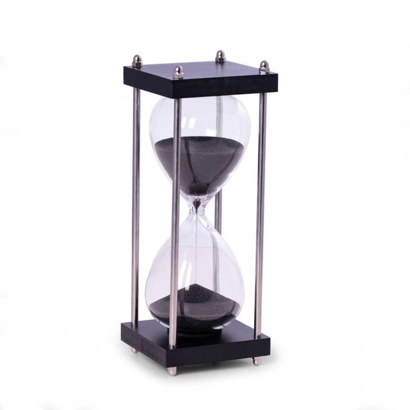 Bey Berk 30 Minute Hourglass, Wood Sand Timer