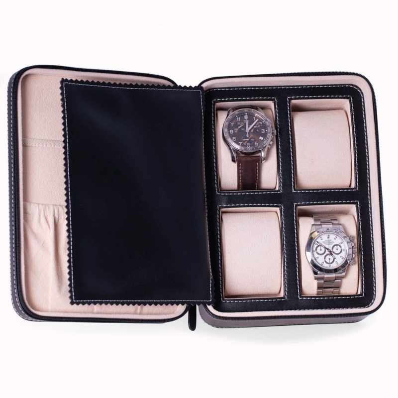 Bey Berk Drake Leather Travel Watch Case