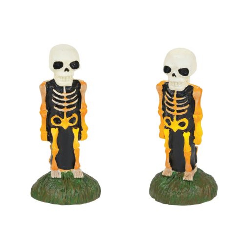Dept56 Cross Product Halloween Lit Skeleton Yard Dcor