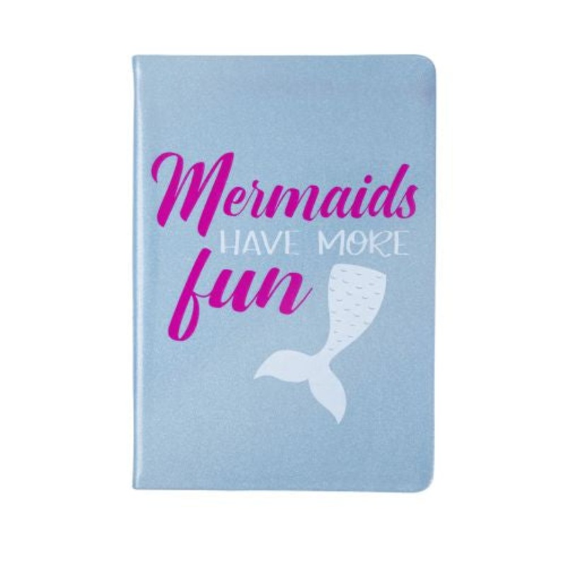 Eccolo Style Journal Aqua Mermaids Have More Fun 6×8